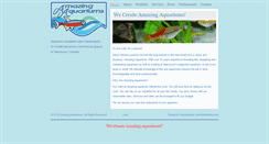 Desktop Screenshot of amazingaquariums.ca